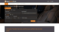 Desktop Screenshot of airportshuttles24.com
