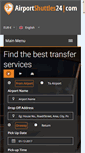 Mobile Screenshot of airportshuttles24.com